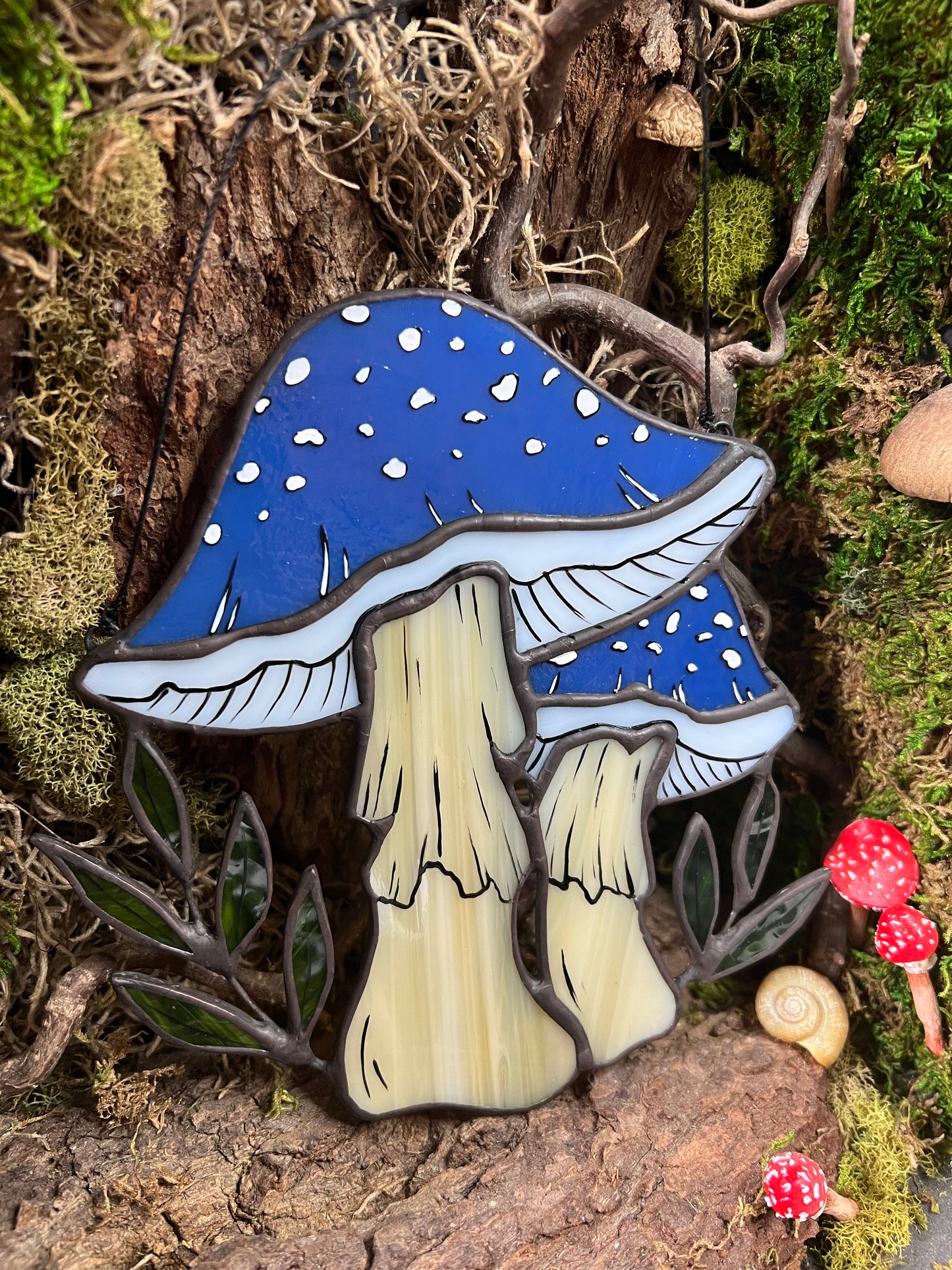 Toadstools - Stained Glass