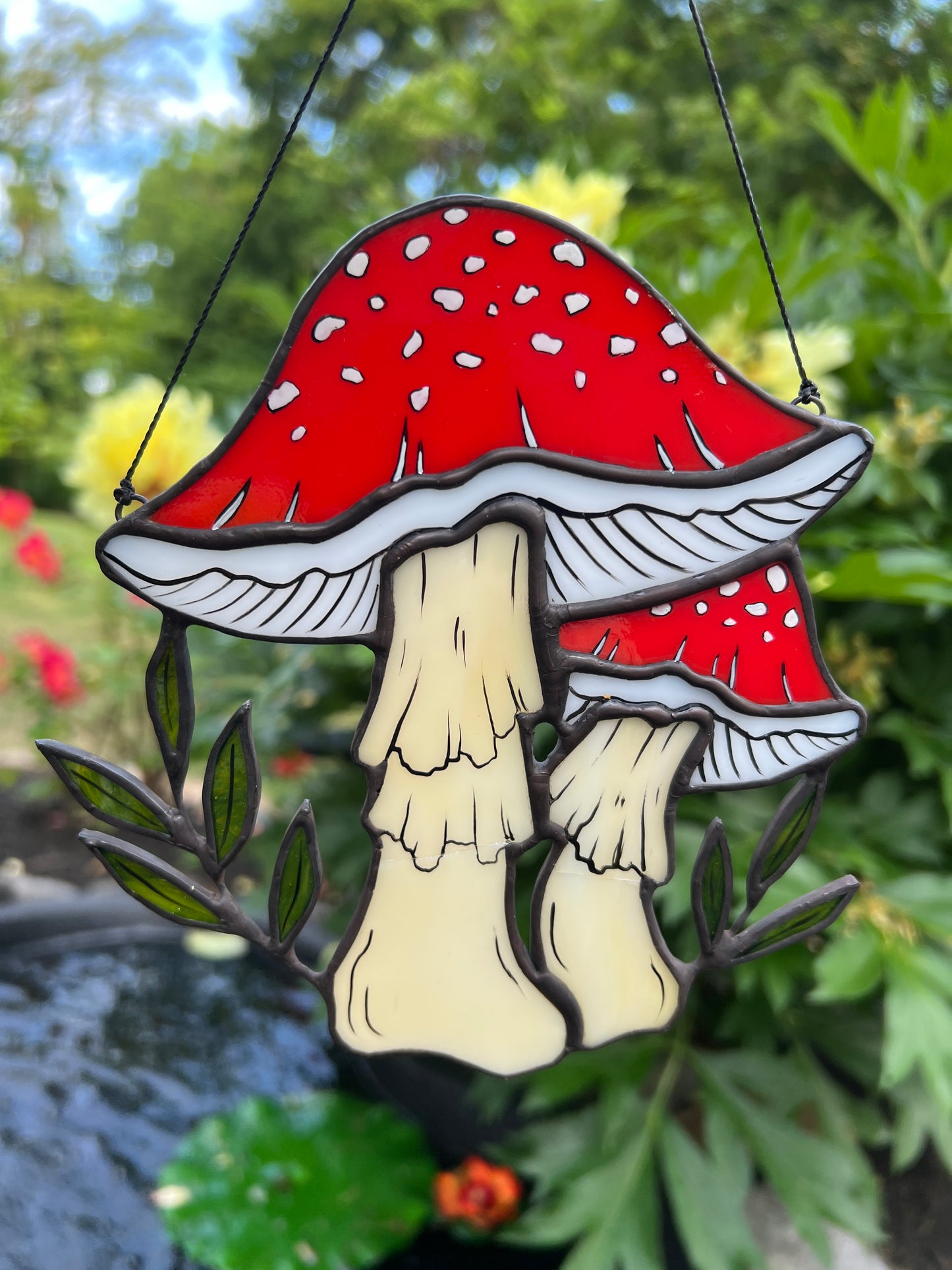 Toadstools - Stained Glass
