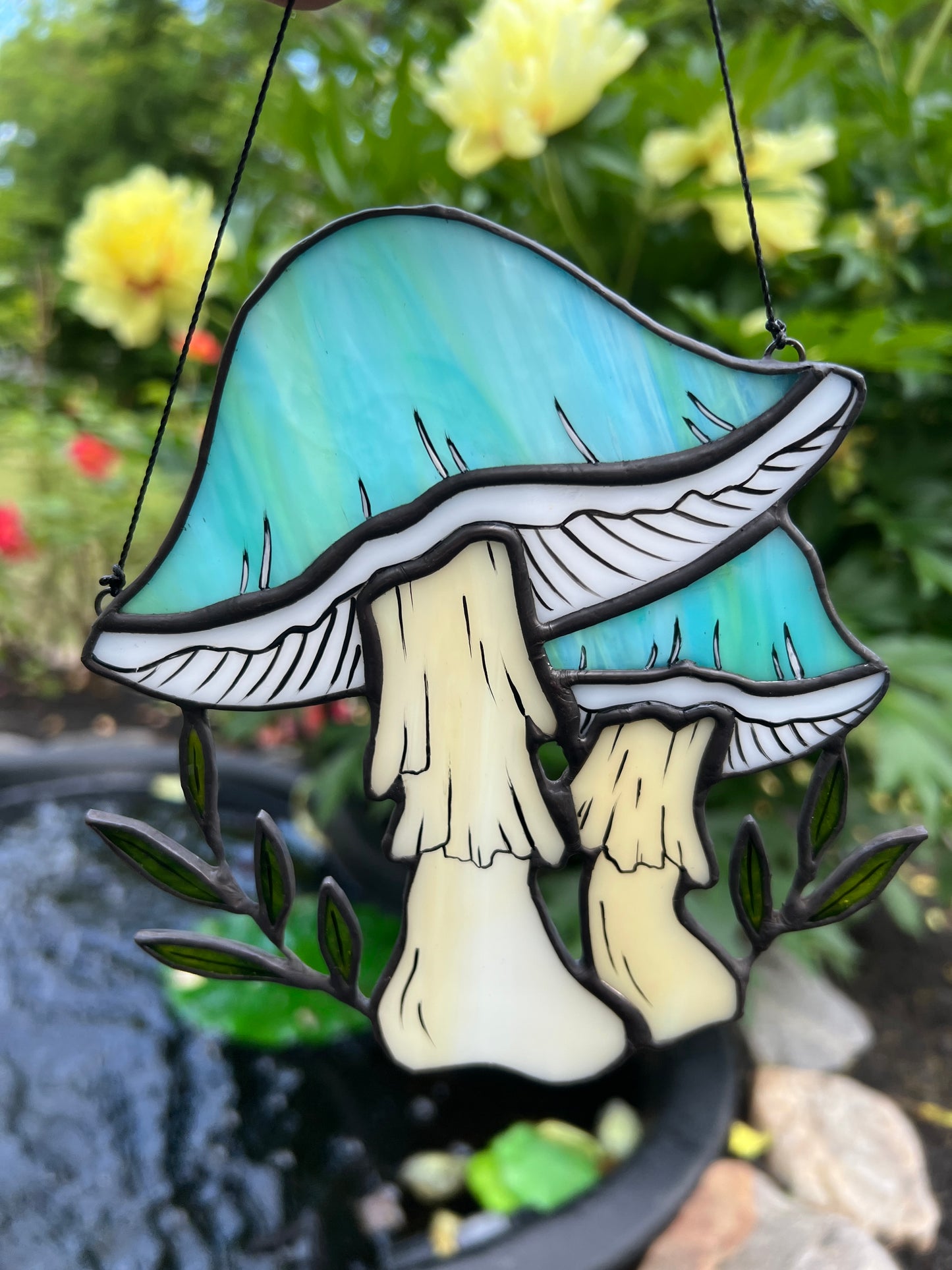 Toadstools - Stained Glass