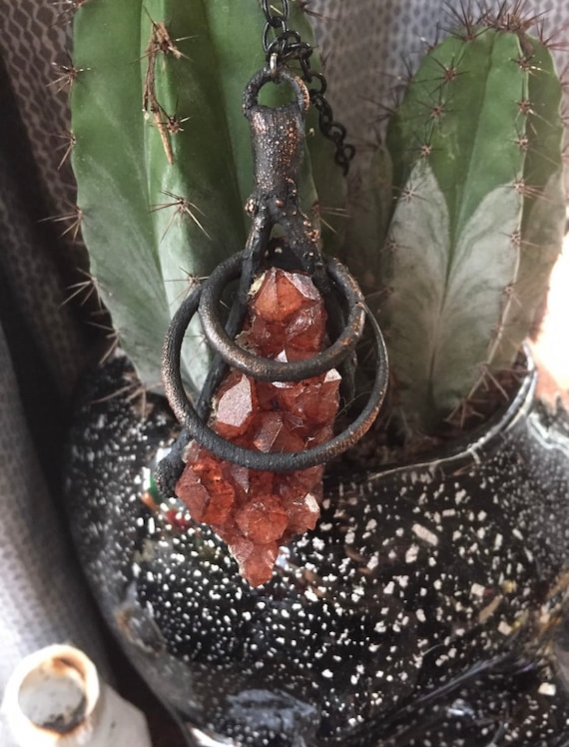 Red Amethyst Pendant
