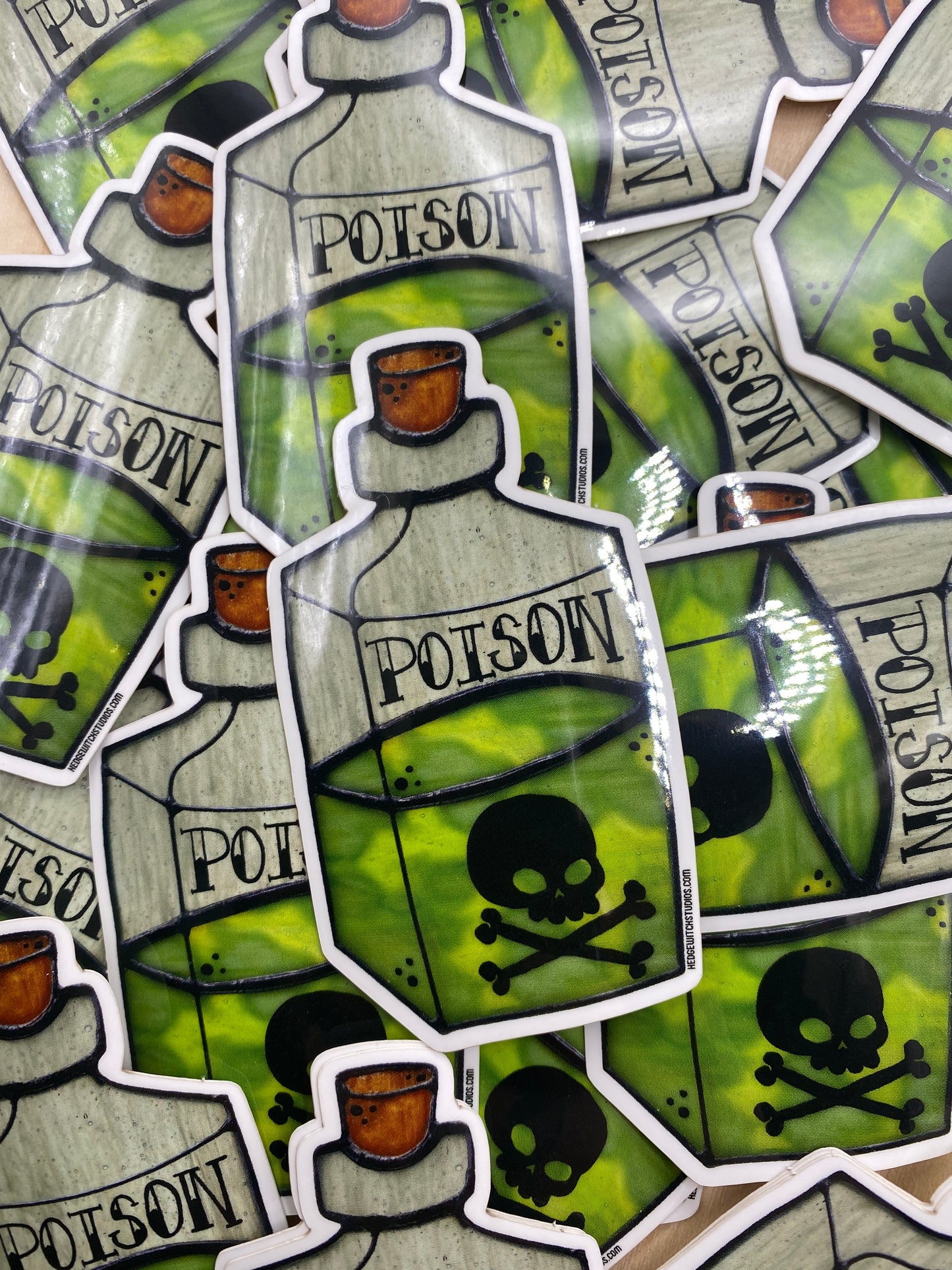 Poison Bottle Sticker