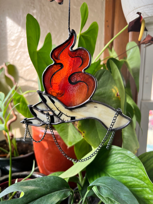 Magic Elemental Hand - Stained Glass