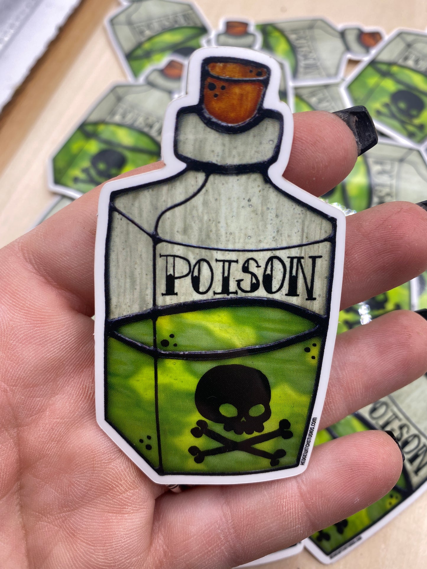 Poison Bottle Sticker