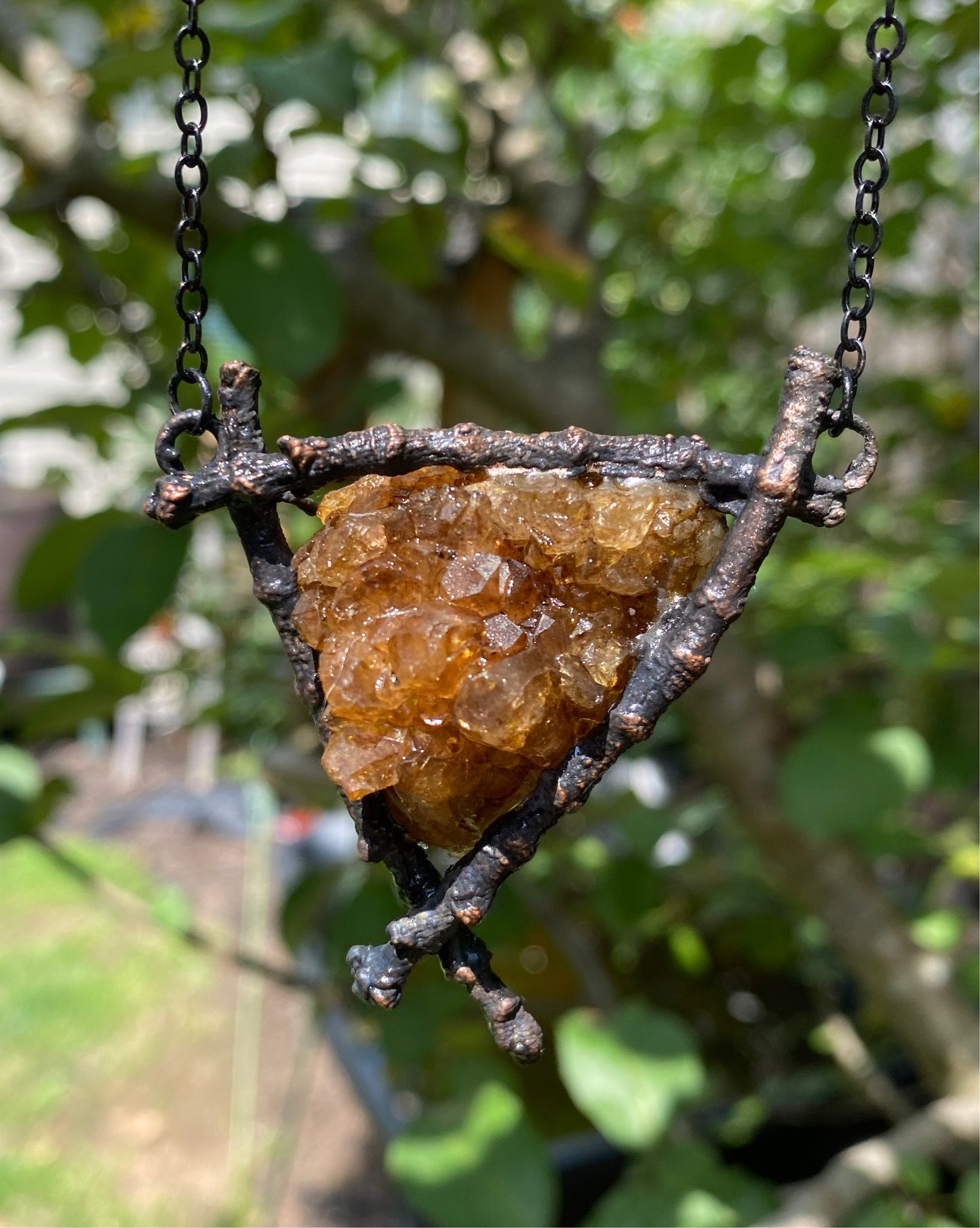 Yellow Amethyst Pendant