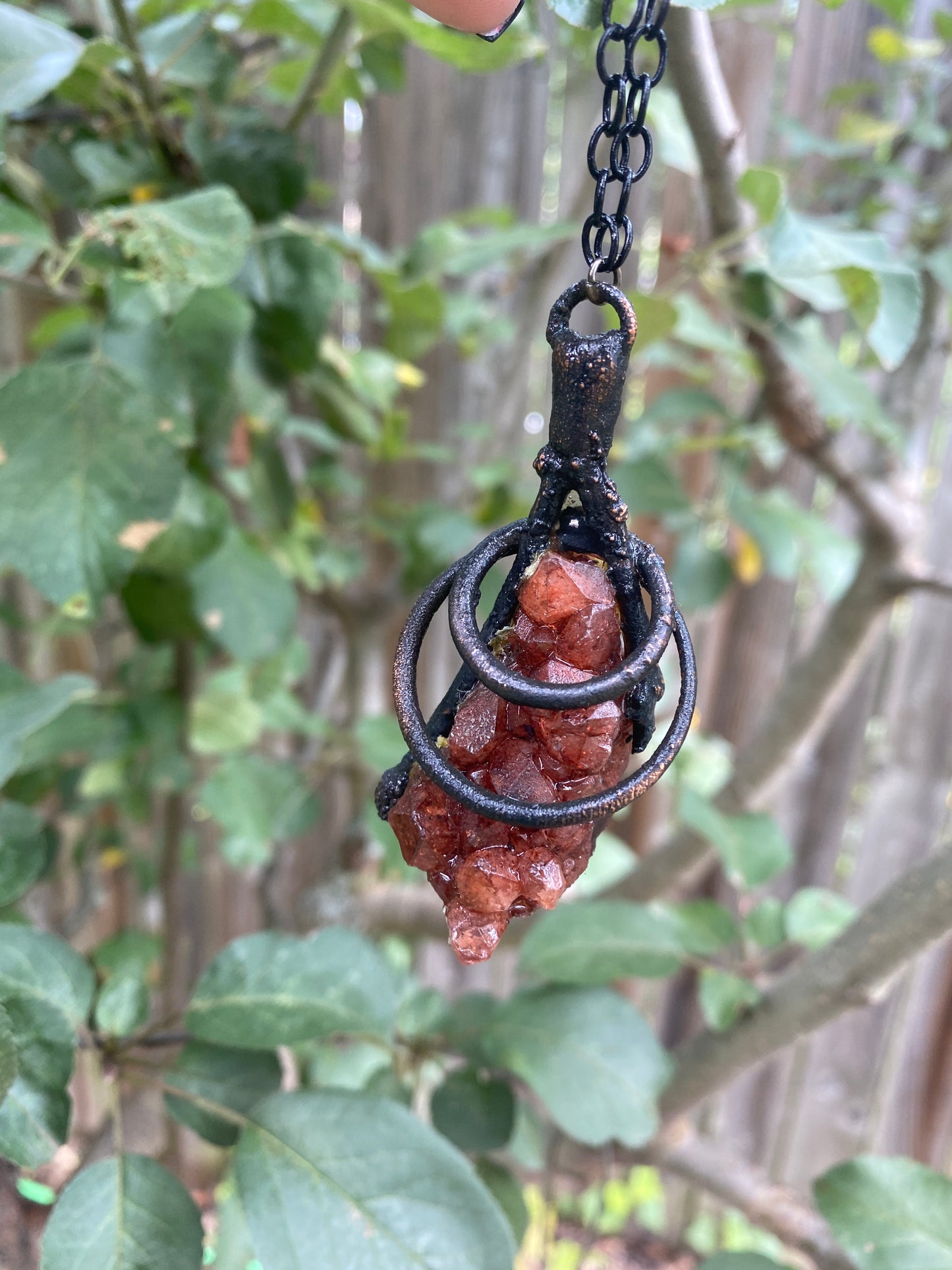 Red Amethyst Pendant