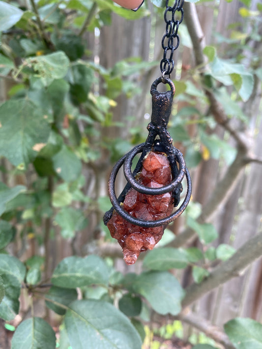 Red Amethyst Pendant