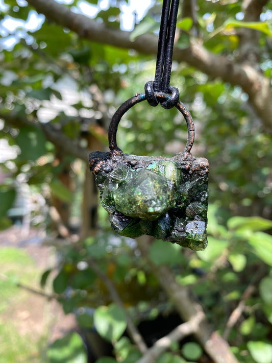 Green Amethyst Pendant