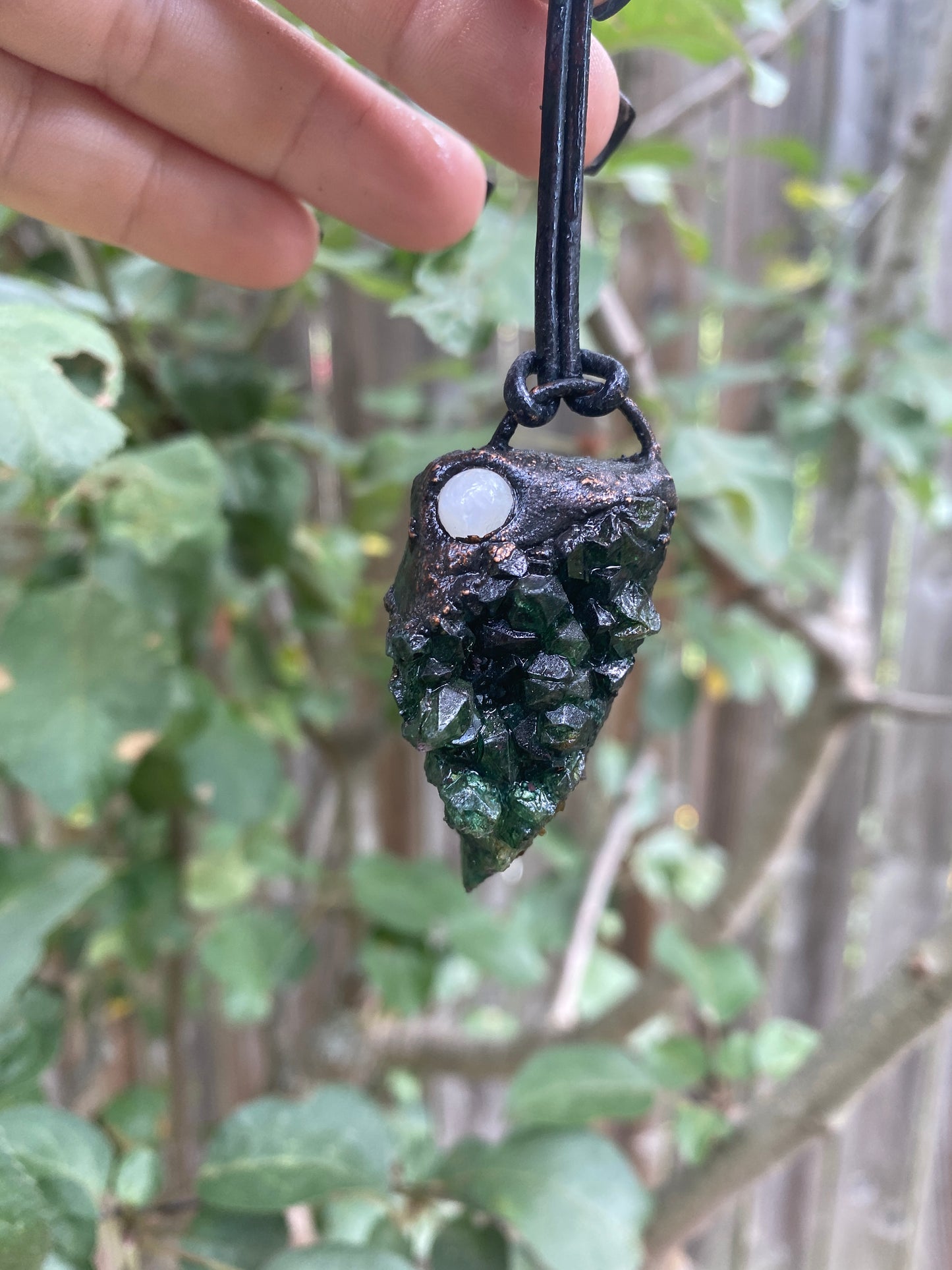 Green Amethyst Pendant