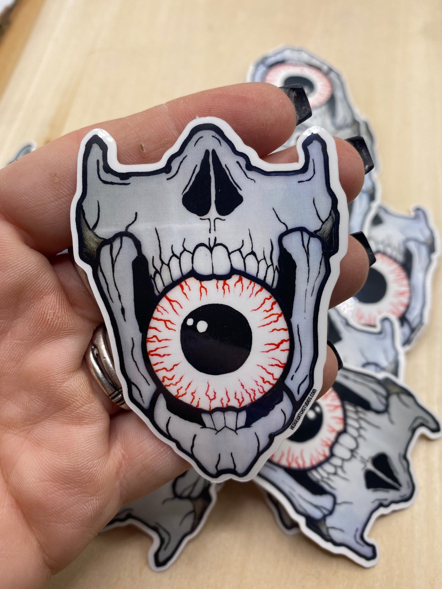 Skull & Eyeball Sticker