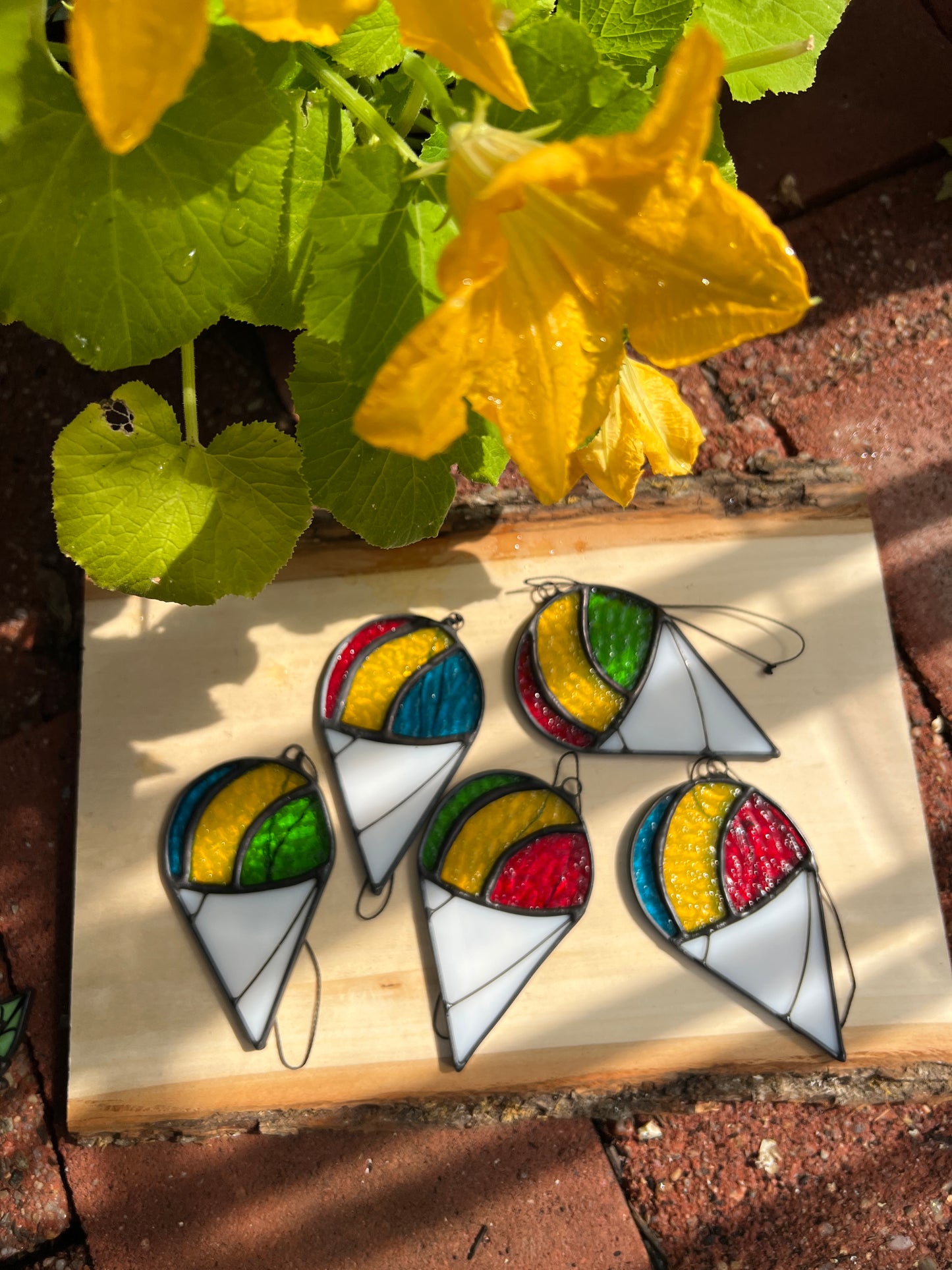 Snow Cones - Stained Glass