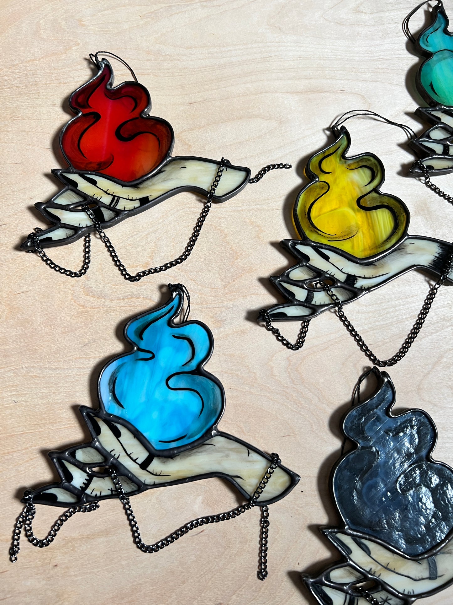 Magic Elemental Hand - Stained Glass