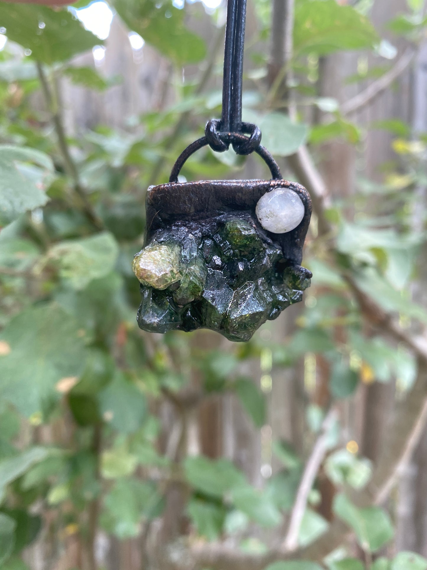 Green Amethyst Pendant