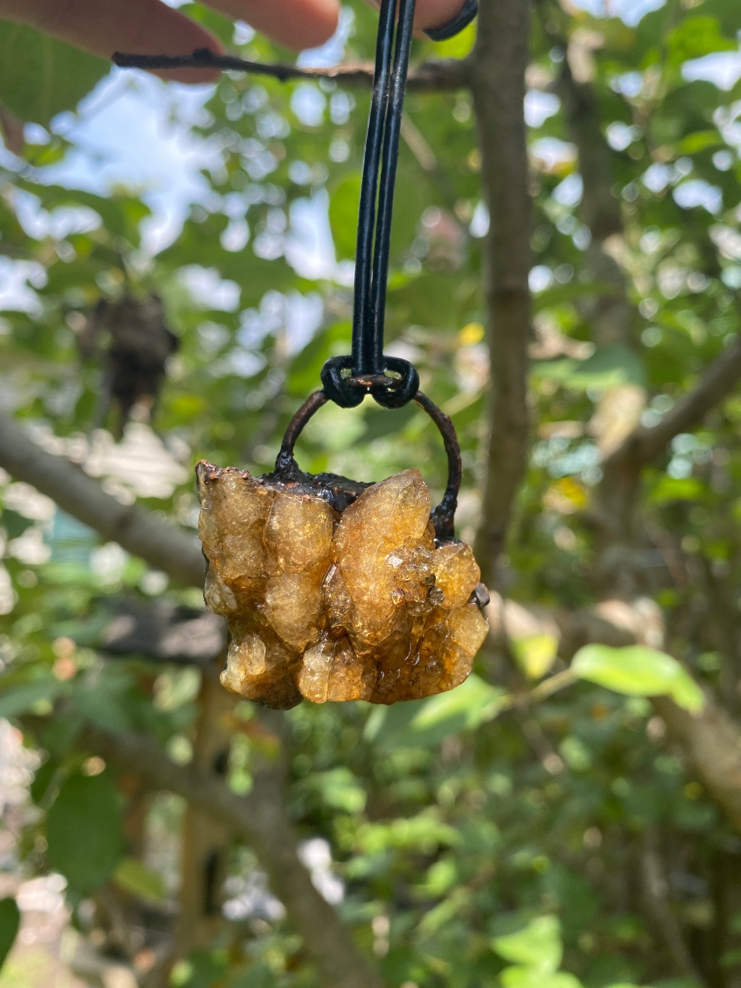 Yellow Amethyst Pendant