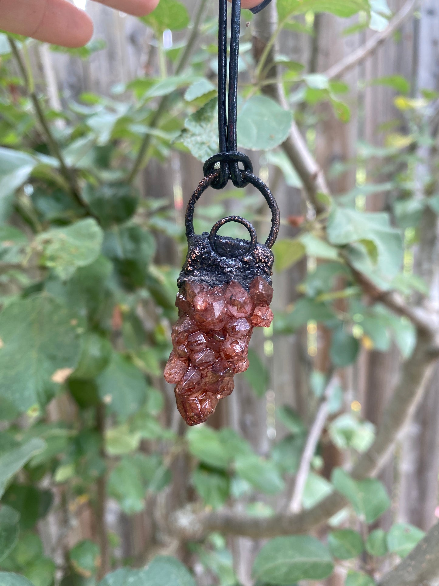 Red Amethyst Pendant