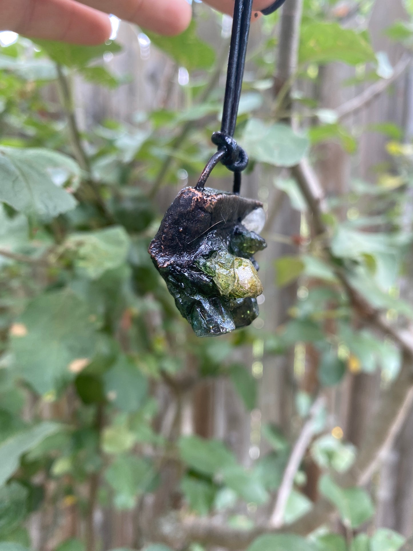 Green Amethyst Pendant